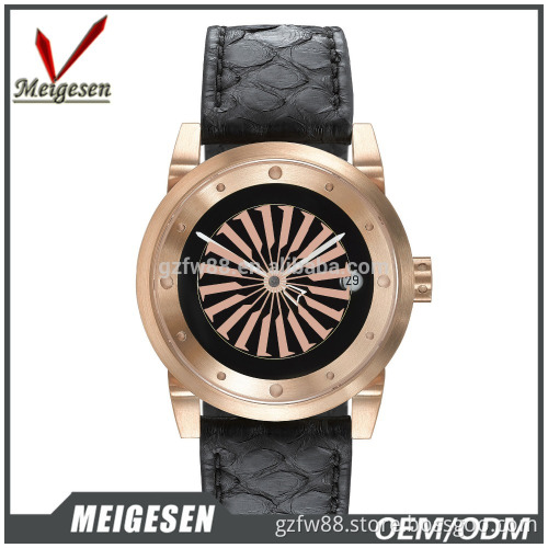 luxury new style water resistant fashion Japan Miyota men watches